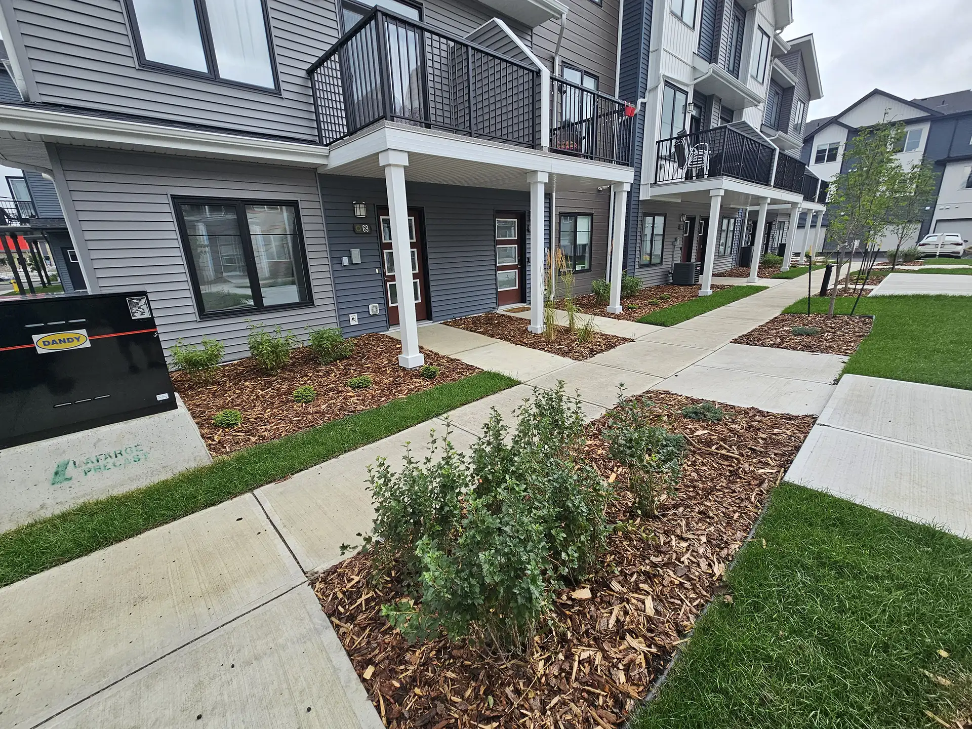 Commercial planting requirements landscaping Edmonton
