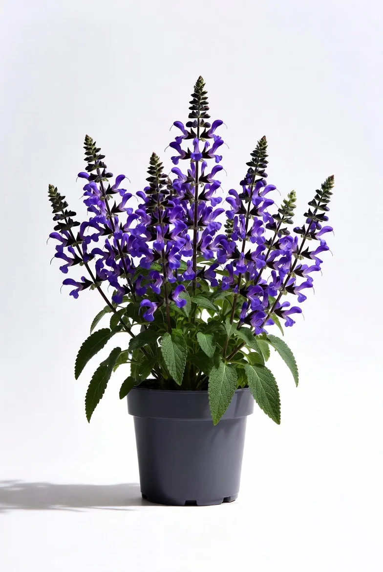 Russian Sage lavender perennial in Edmonton garden