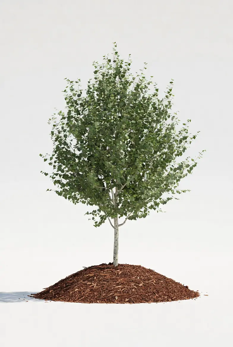 Trembling Aspen tree in Edmonton landscape